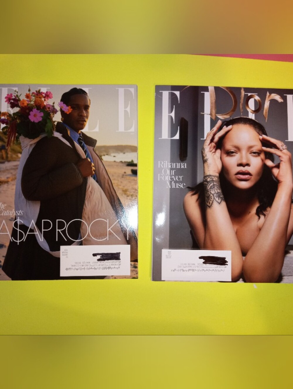 Elle magazine Rihanna & ASAP